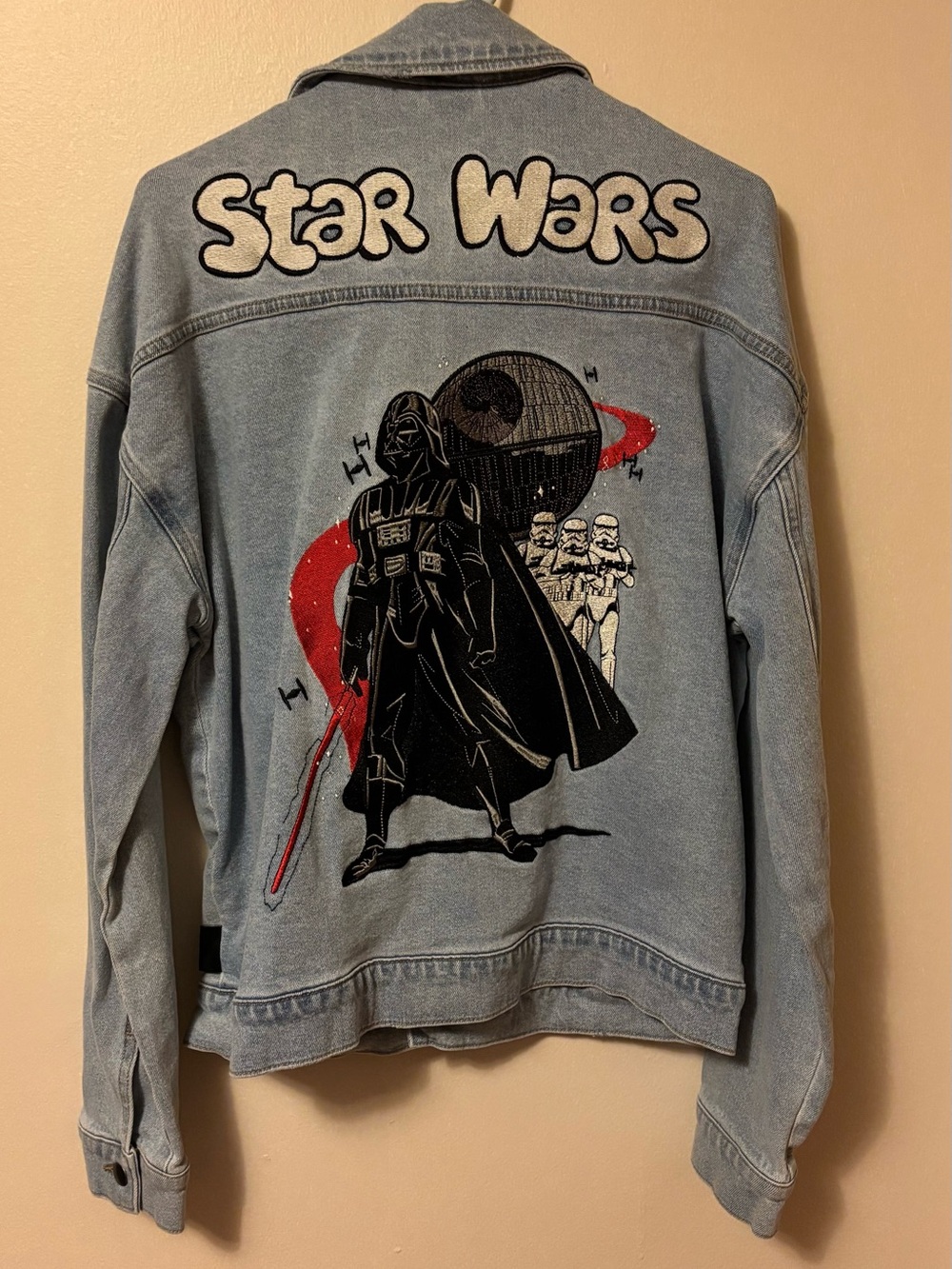 Disney Parks Star Wars Meets the '90s Darth Vader Denim Jacket - Picture 2 of 3